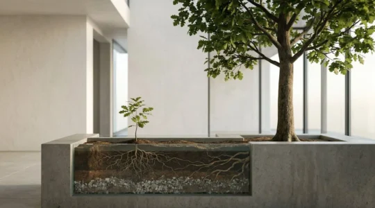 Conceptual representation of wealth compounding and financial growth acceleration for mid-career investors