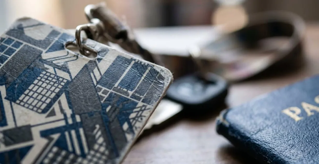 Organized travel insurance documentation and emergency backup system